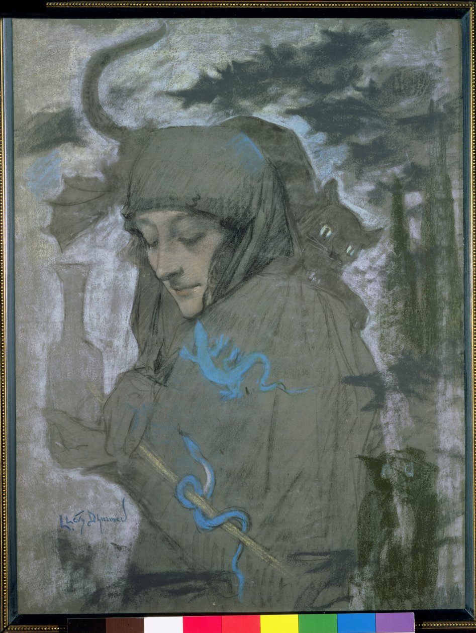 La Hechicera de Lucien Levy Dhurmer