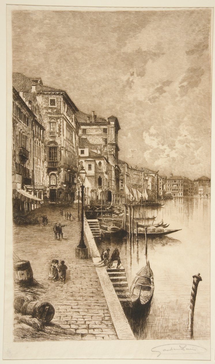 Quai, Venecia de Lucien Marcelin Gautier