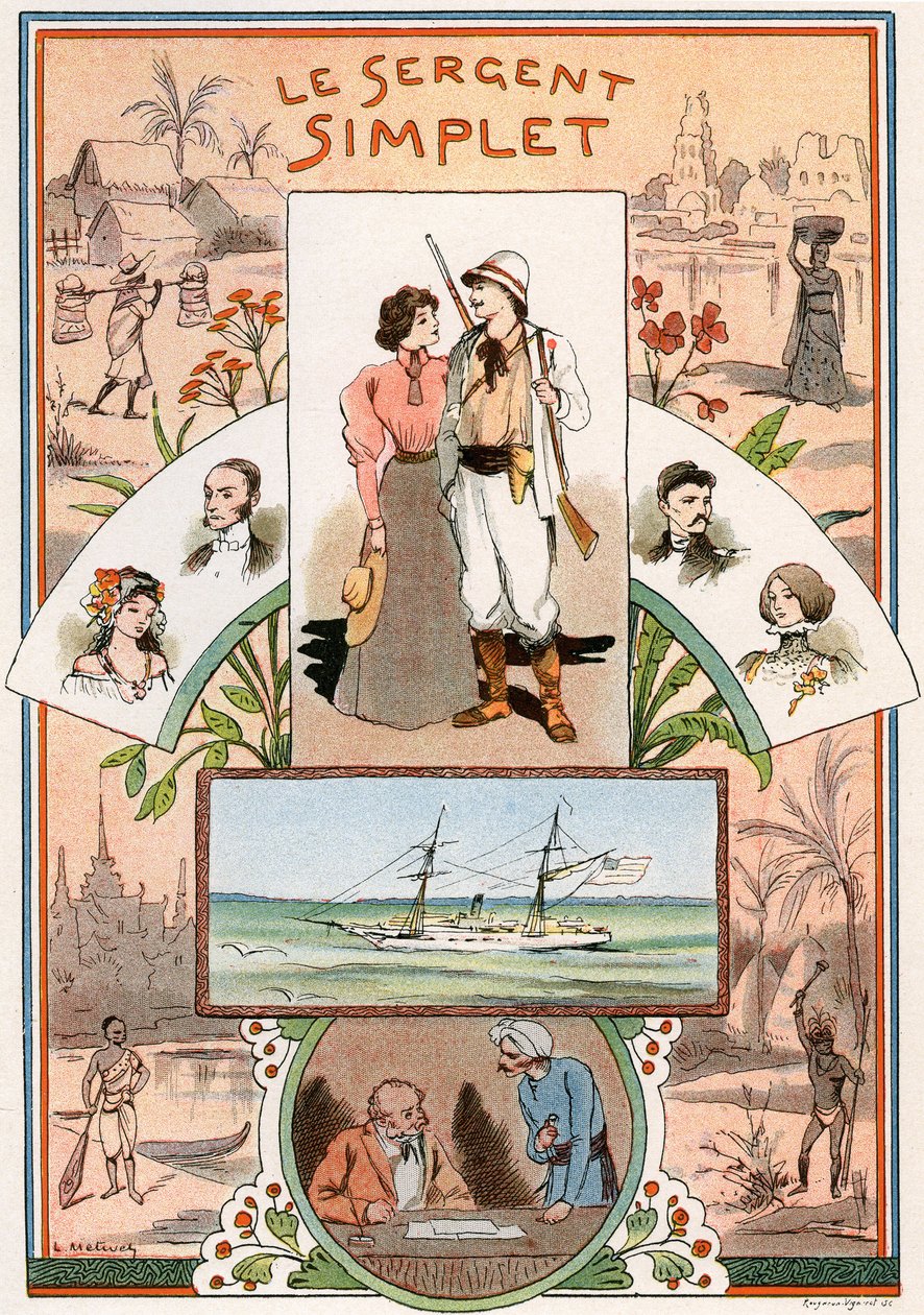 Ilustración para el libro de Paul d