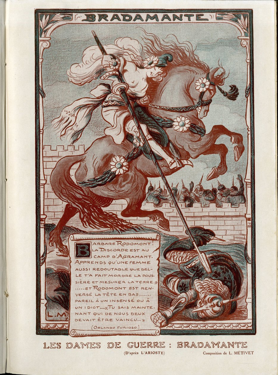 Ilustración en "Fantasio" de Lucien Metivet