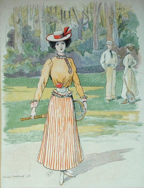 Traje de tenis de Lucien Metivet