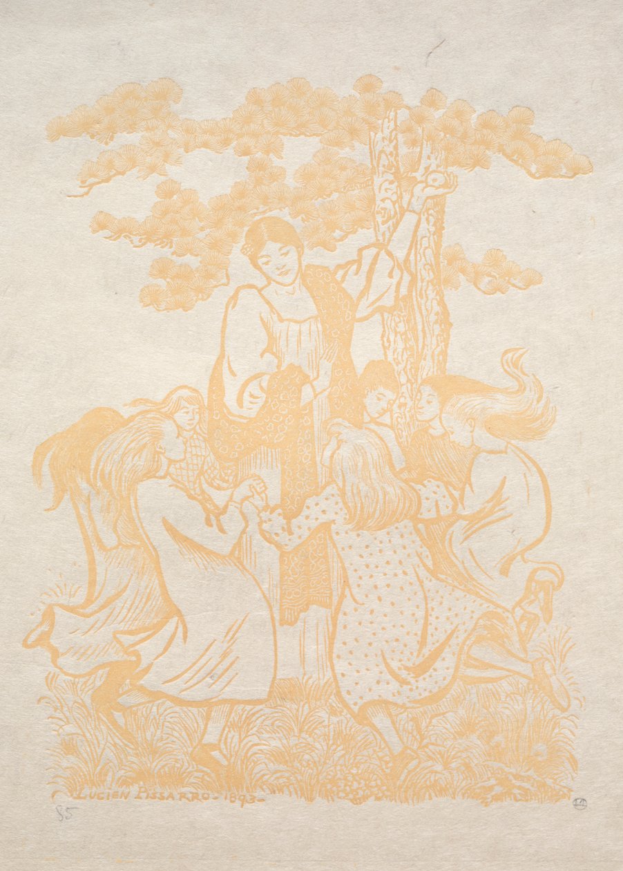 Ilustración 25: La Ronde de Lucien Pissarro