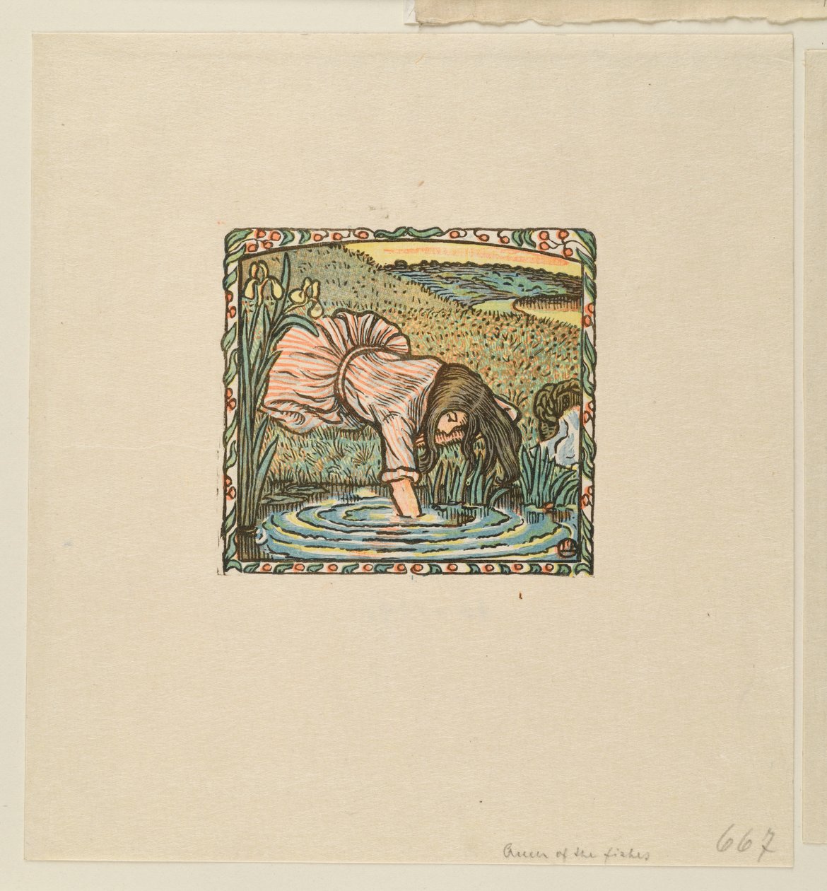 Reina de los peces de Lucien Pissarro
