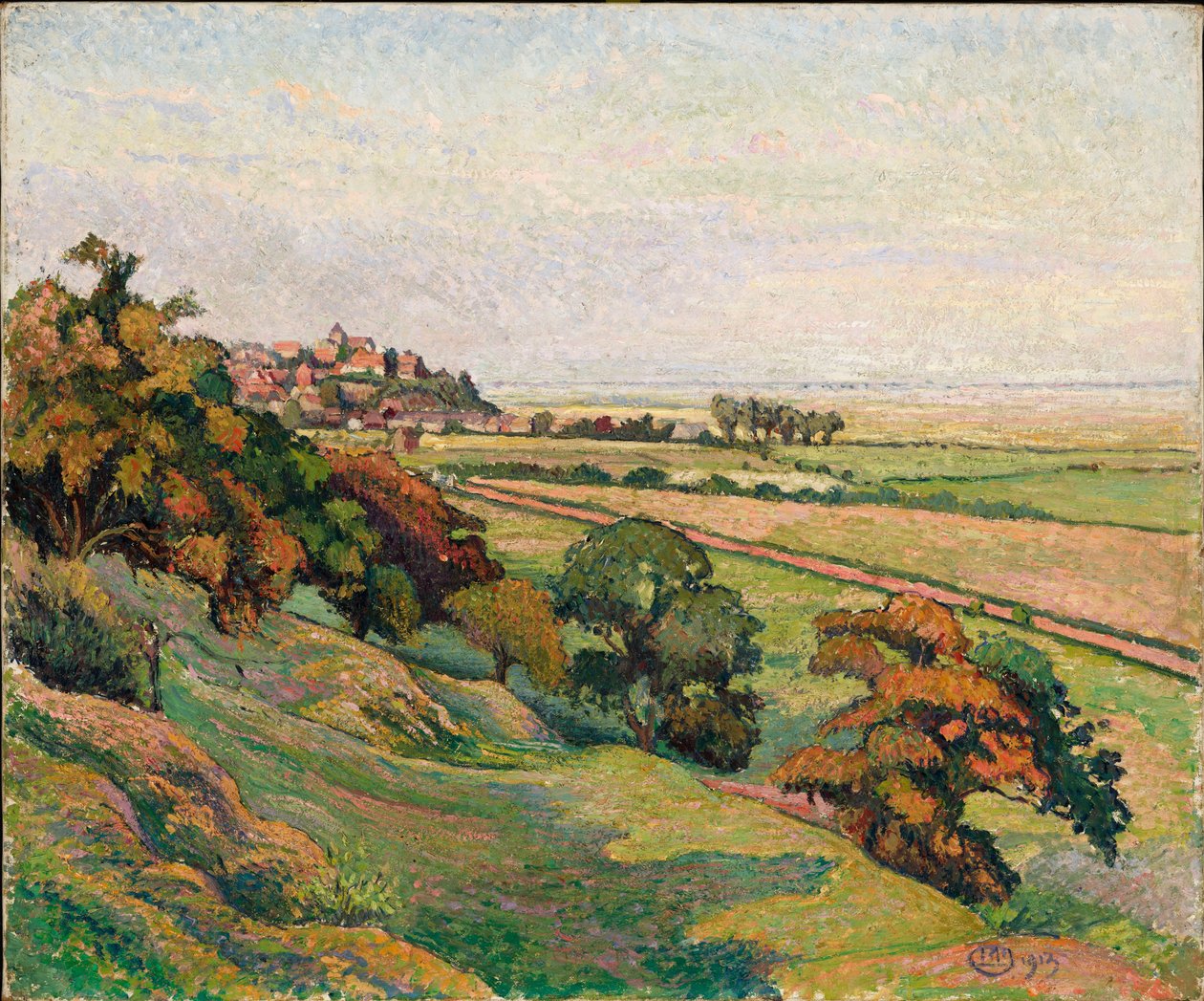Centeno de Cadborough, al atardecer de Lucien Pissarro