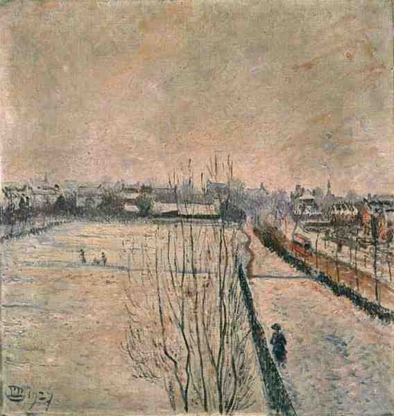 Stamford Brook, Londres de Lucien Pissarro