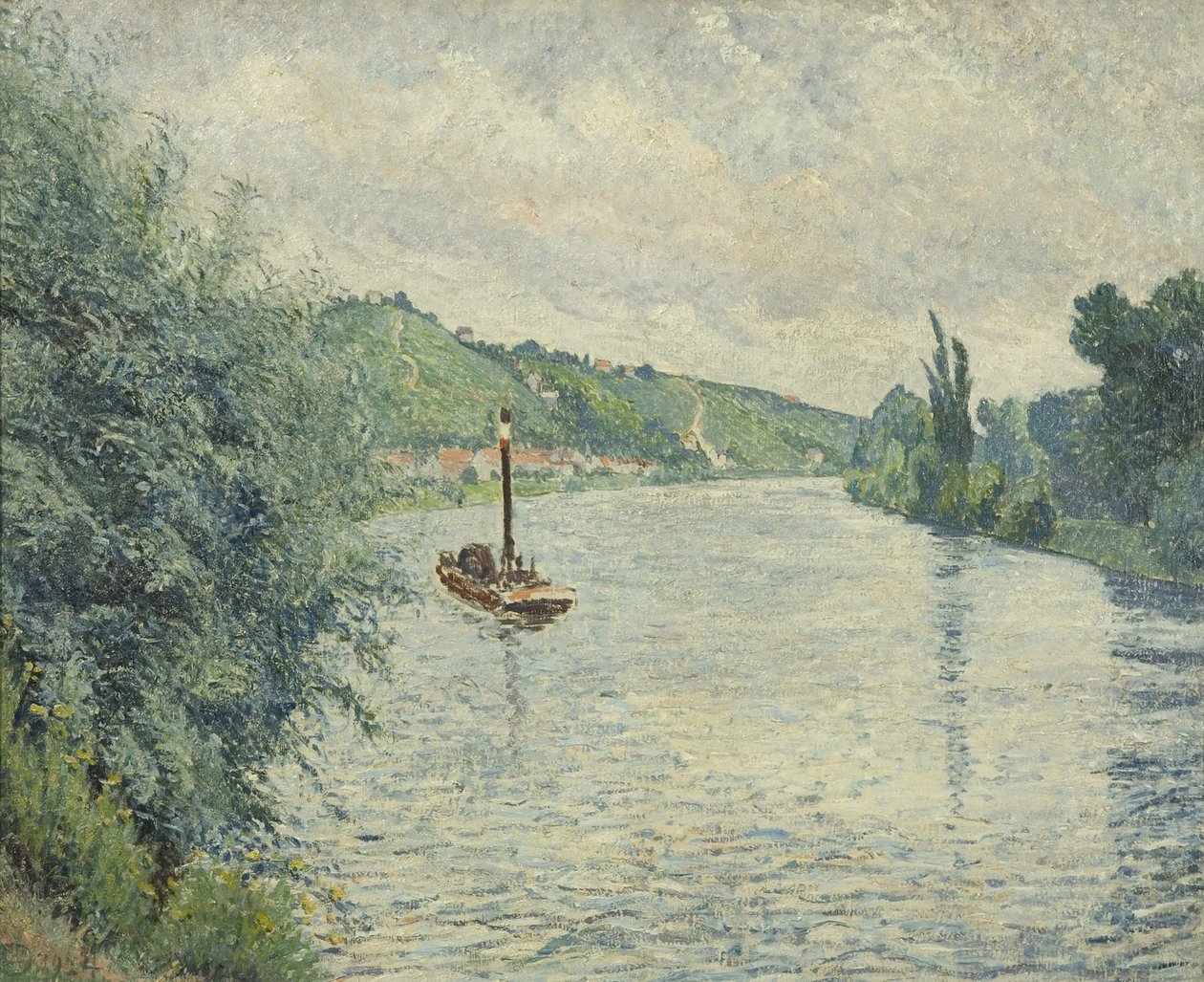 La barca de Lucien Pissarro