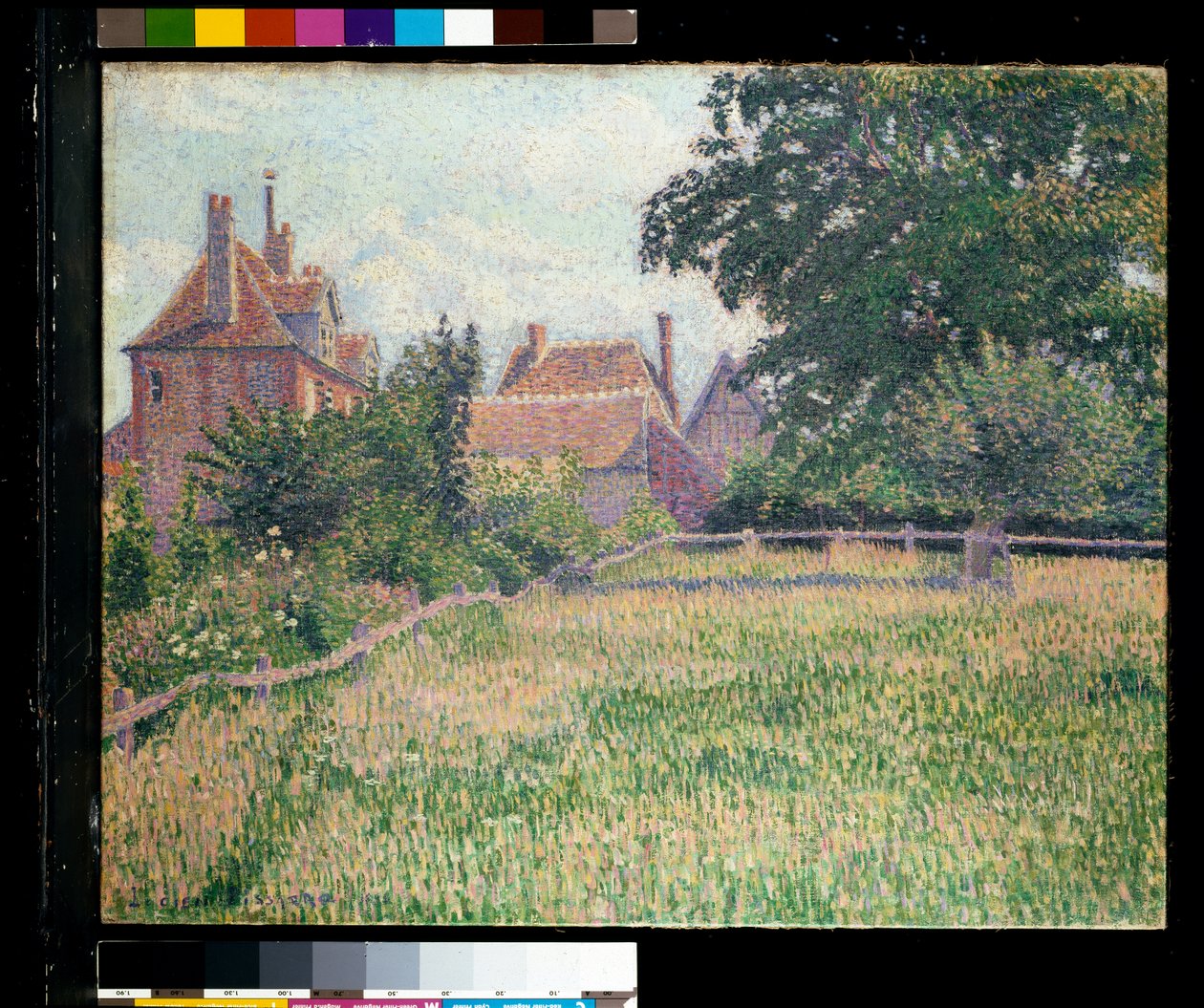 La Casa de la Mujer Sorda, Eragny de Lucien Pissarro