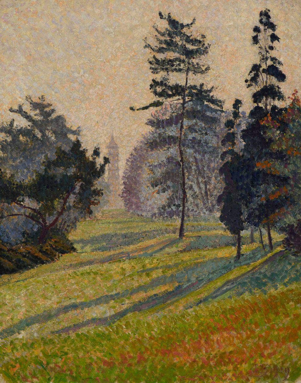 La Pagoda, Kew de Lucien Pissarro