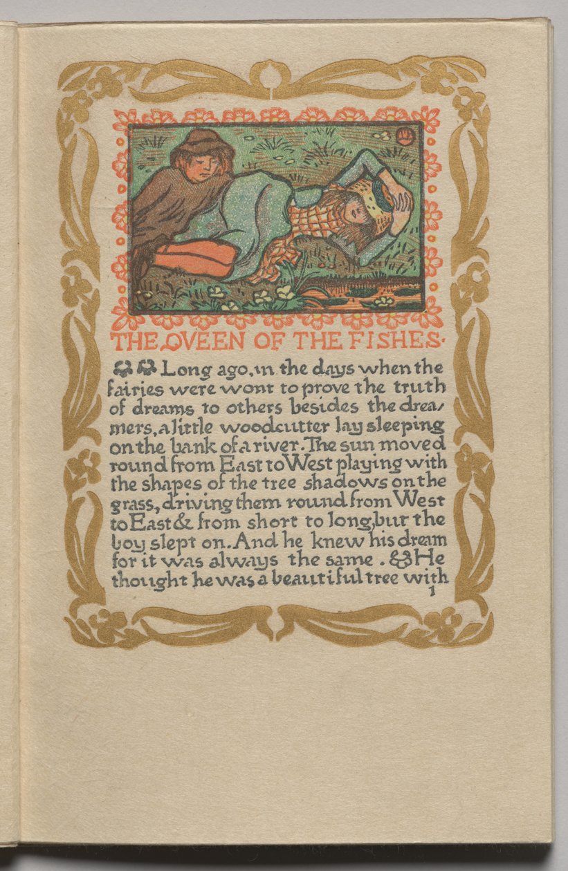 The Queen of the Fishes: Plate 1 de Lucien Pissarro