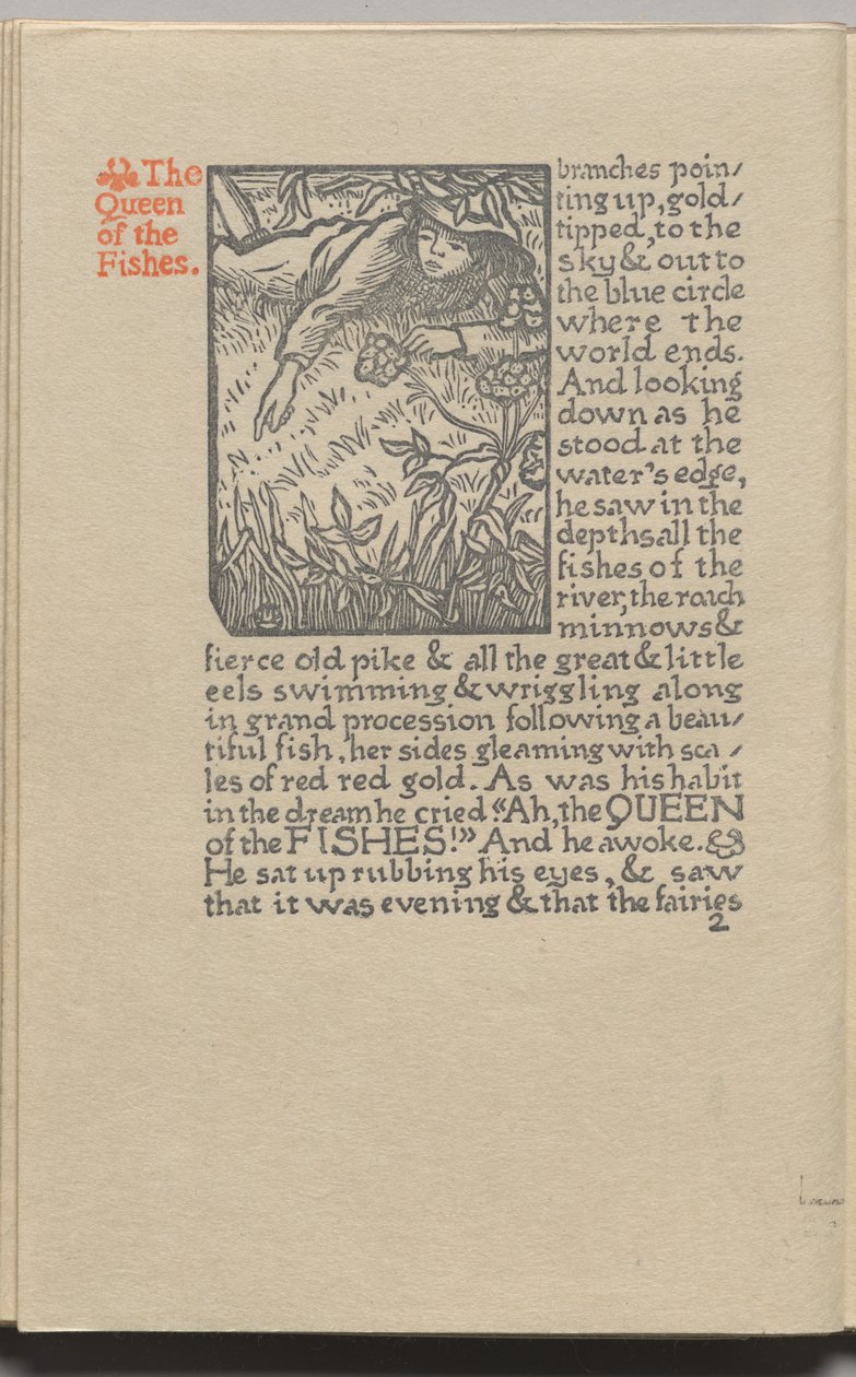 The Queen of the Fishes: Plate 2 de Lucien Pissarro