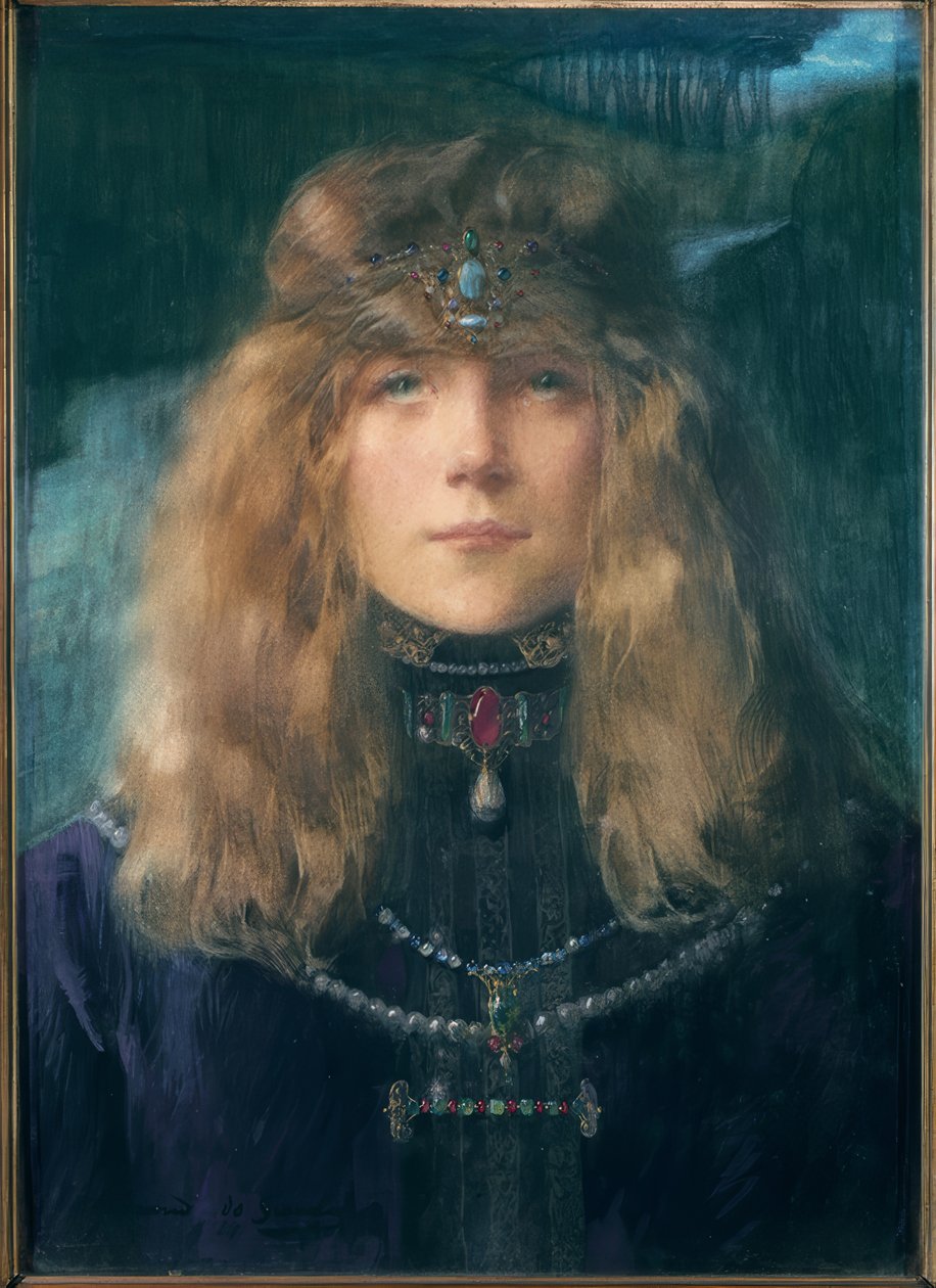 Joven princesa de Lucien Victor Guirand de Scevola