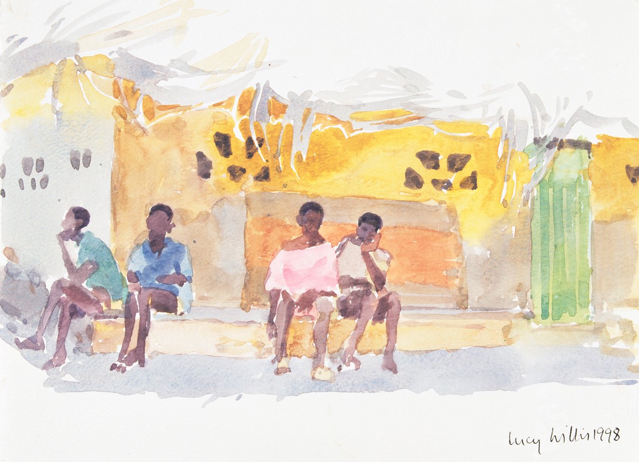 Niños esperando, 1998 de Lucy Willis