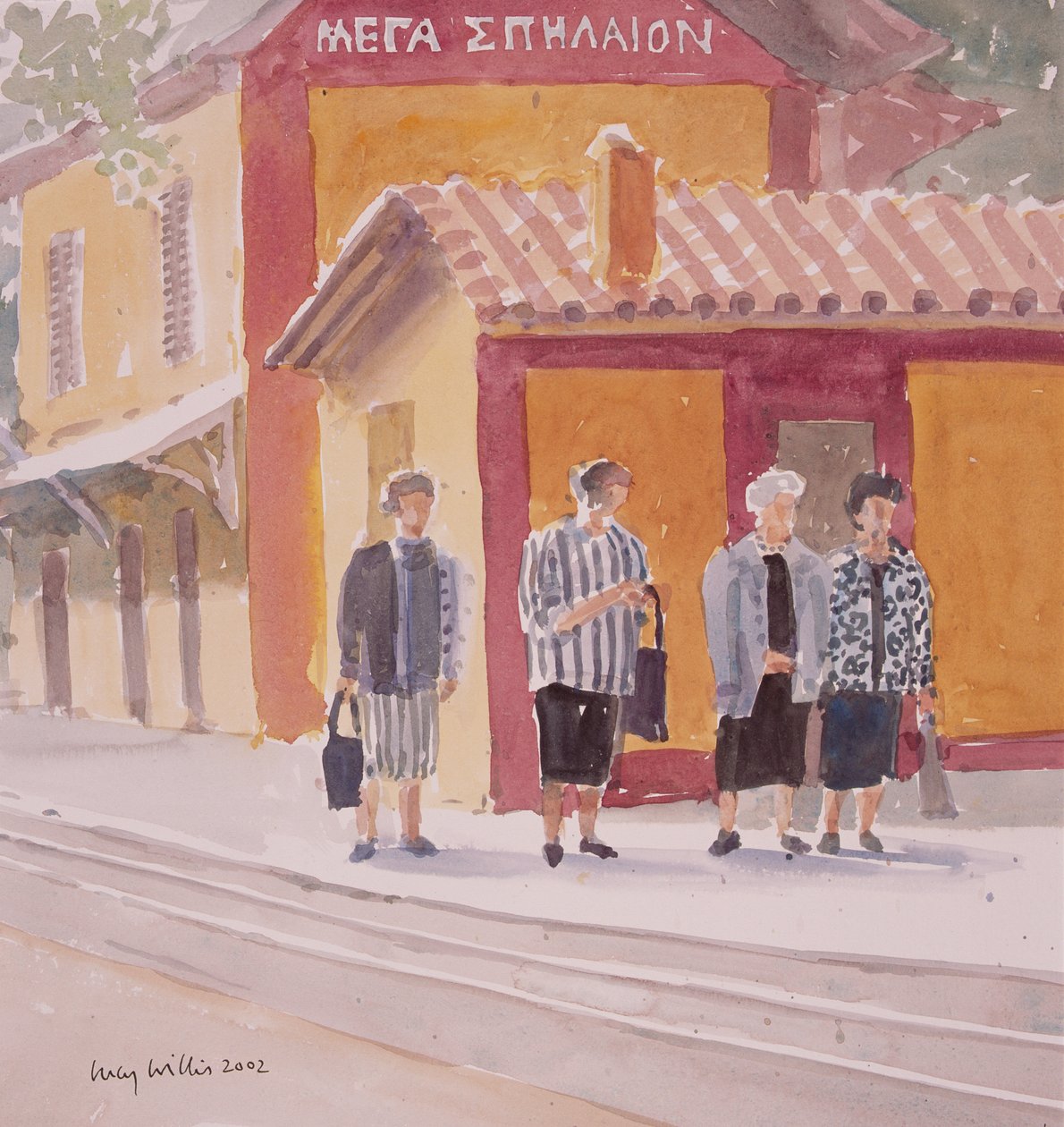 Bajando en Megaspilaion, 2002 de Lucy Willis