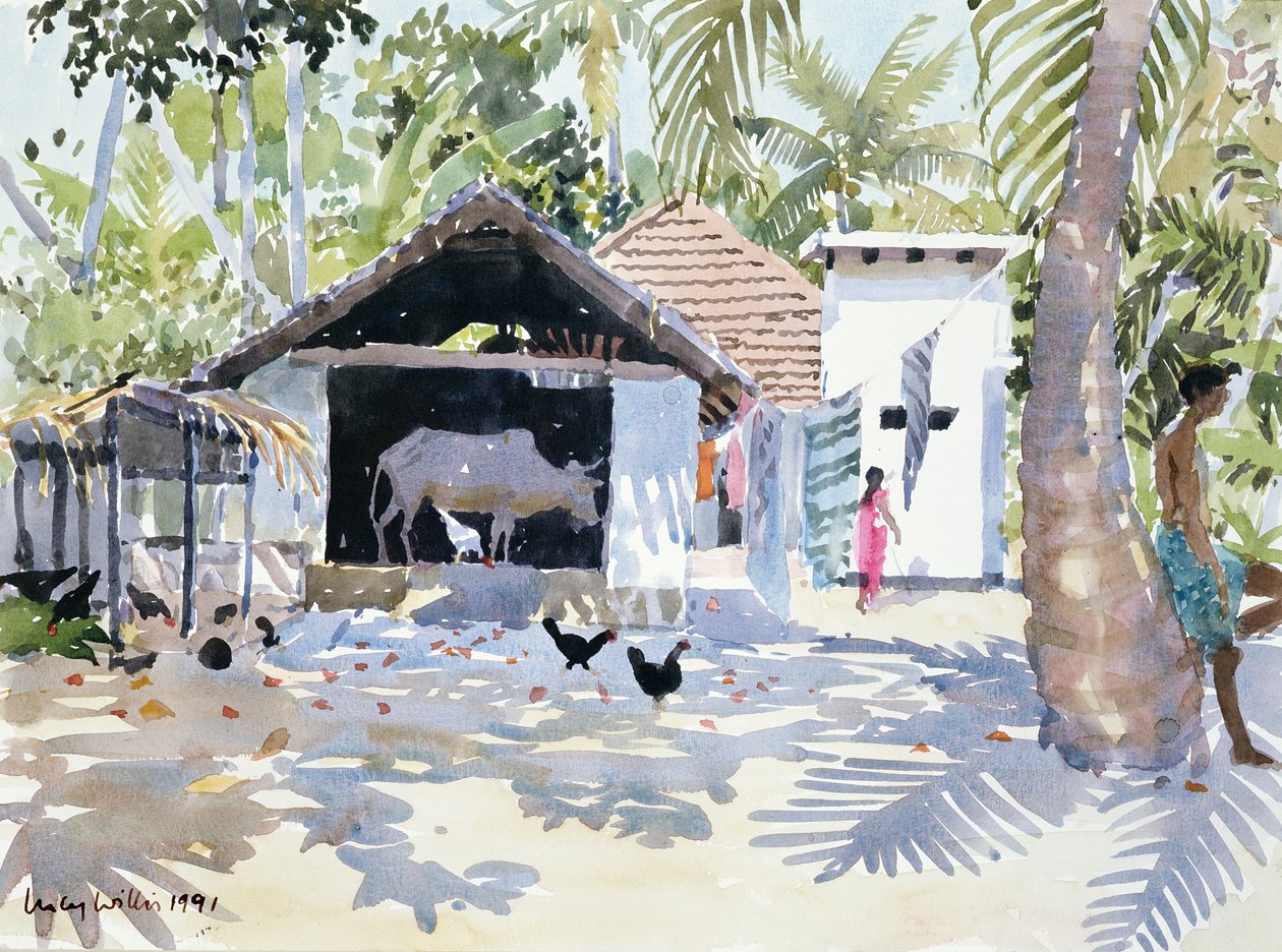 Los remansos, Kerala, India de Lucy Willis