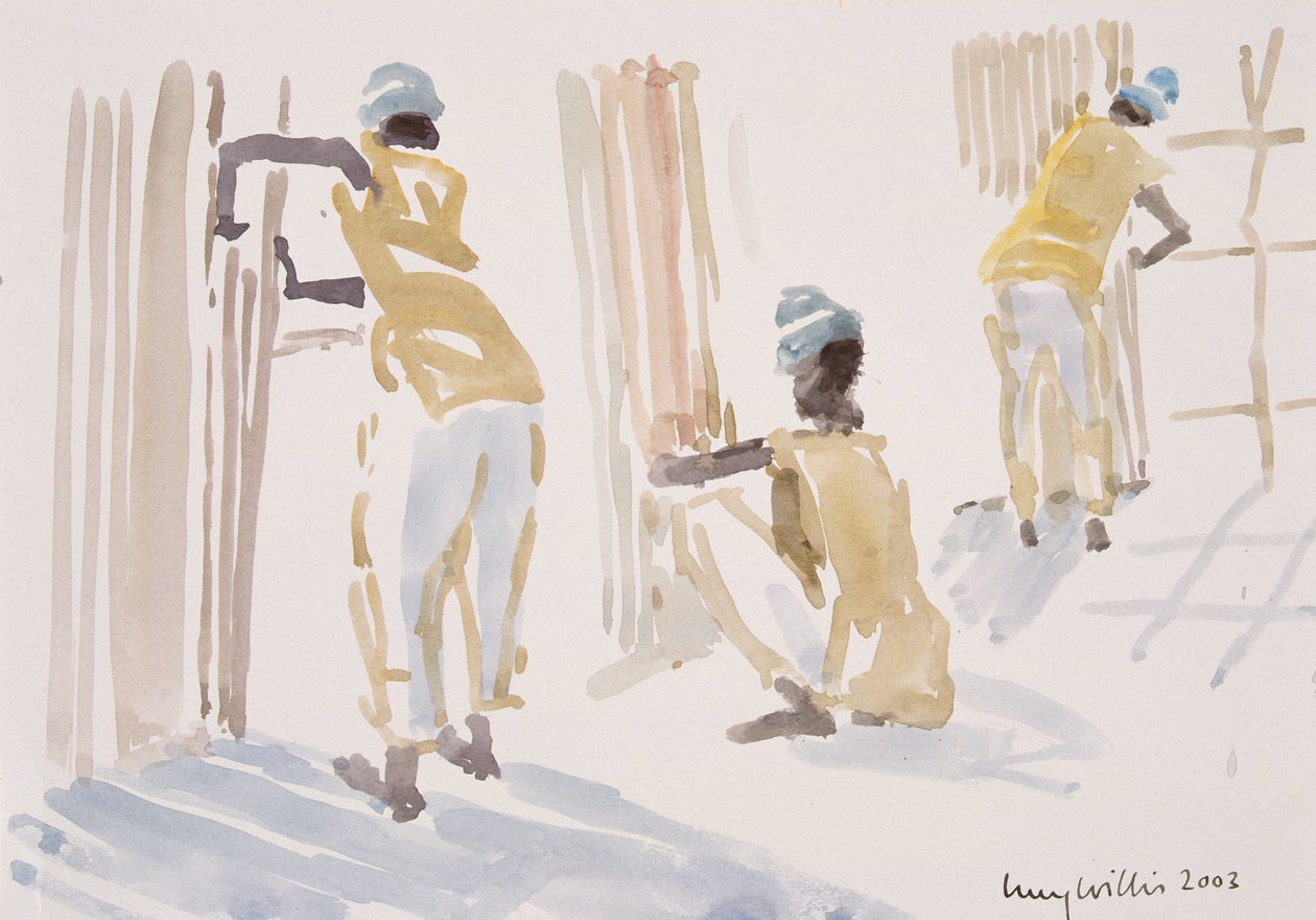 La cerca de bambú, Senegal, 2003 de Lucy Willis