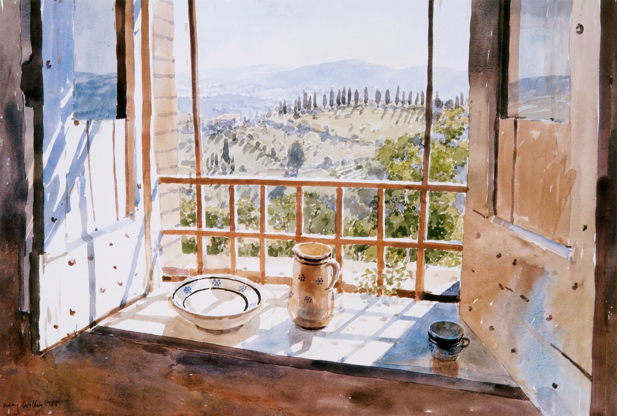 Vista desde una ventana, 1988 de Lucy Willis