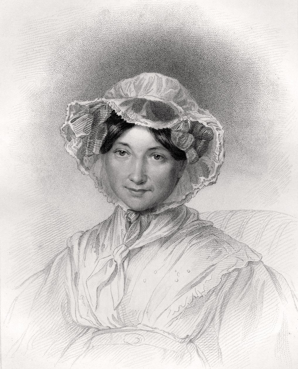Frances Trollope, grabado por W. Holl, de 