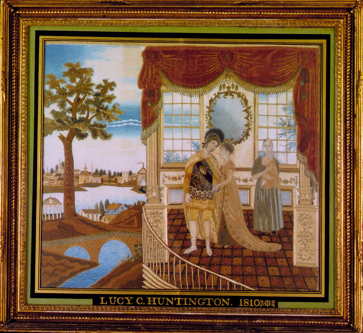 Héctor despidiéndose de su familia, 1810 de Lucy C Huntington