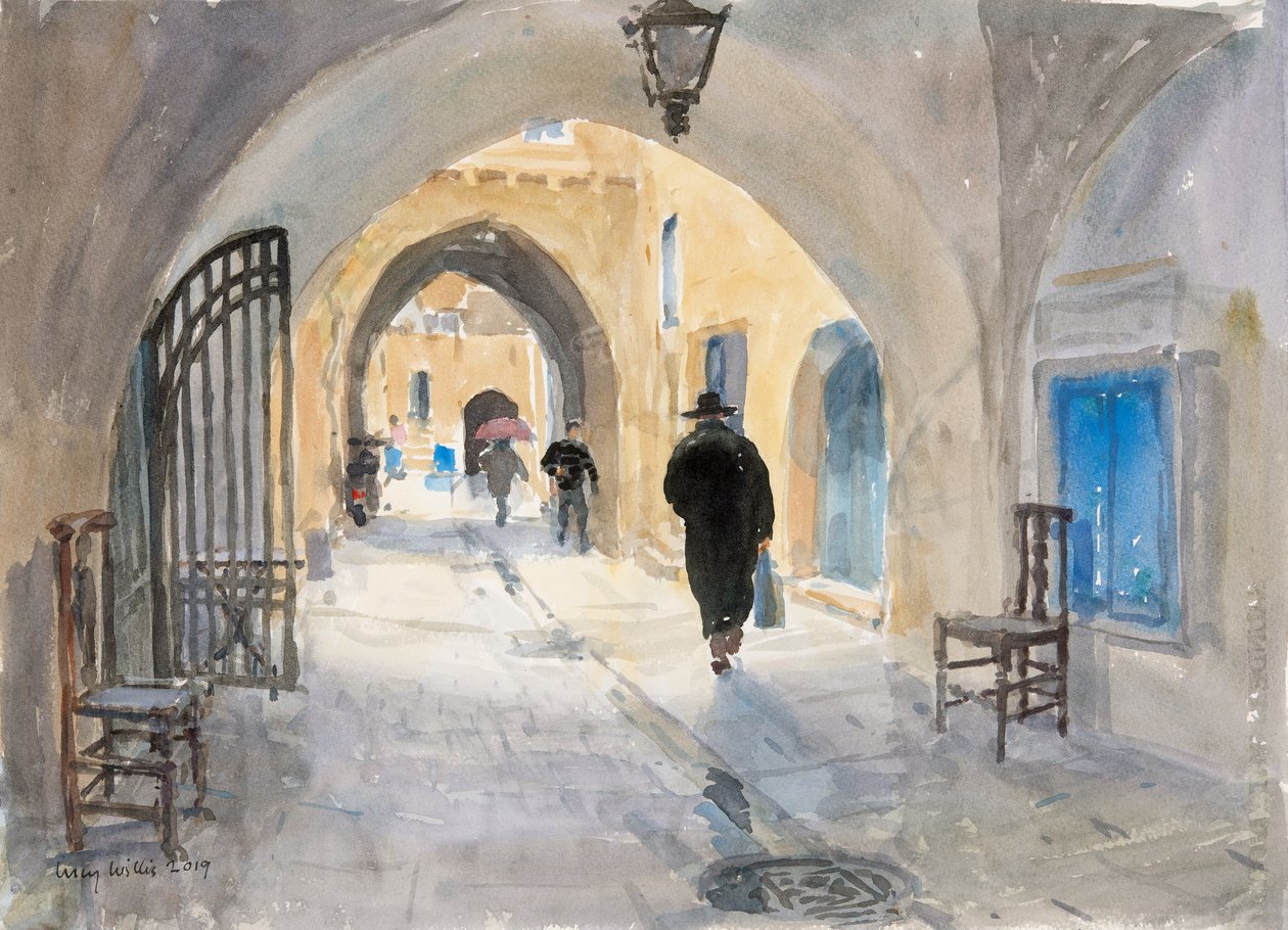 Volviendo a casa, Calle Habad, Jerusalén de Lucy Willis