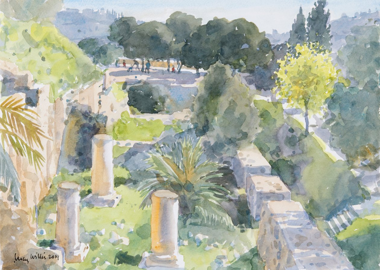 Columnas romanas, Jerusalén Viejo de Lucy Willis