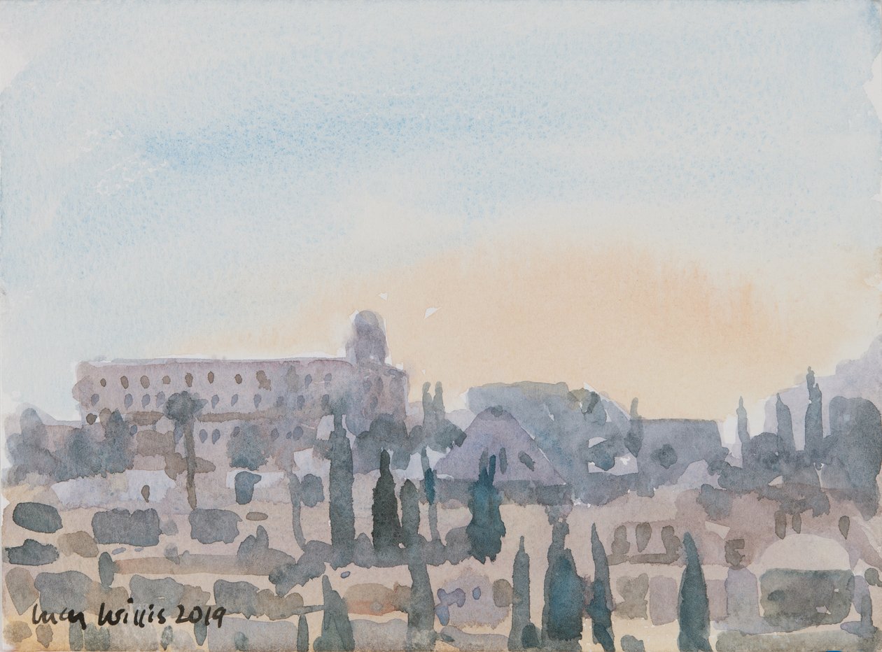 El Hotel King David, Atardecer, Jerusalén de Lucy Willis