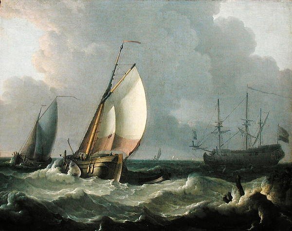 Paisaje marino de Ludolf Backhuysen