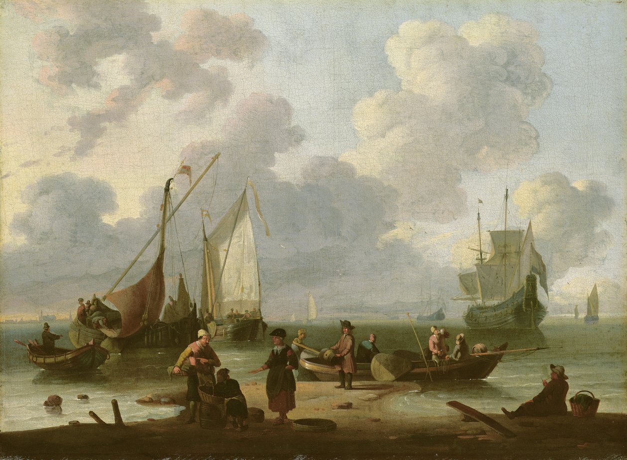 Paisaje marino de Ludolf Backhuysen