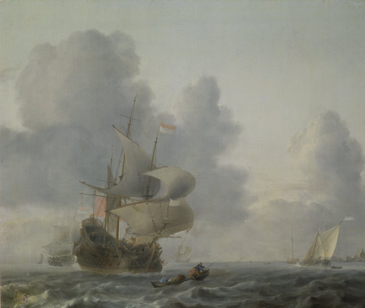 Mar tormentoso, 1690 de Ludolf Backhuysen