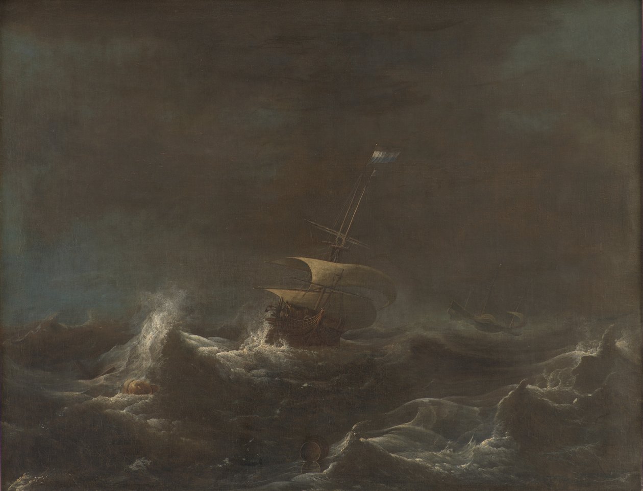 Una tormenta de Ludolf Bakhuizen