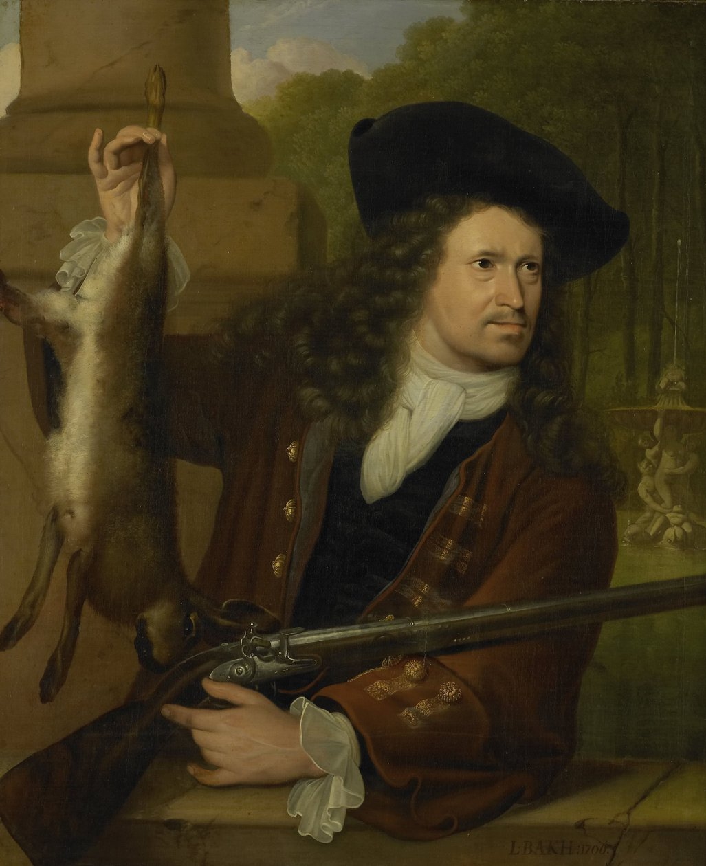 Jan de Hooghe (1650-1731). El primo de Anna de Hooghe, vestido para el rodaje de Ludolf Bakhuysen