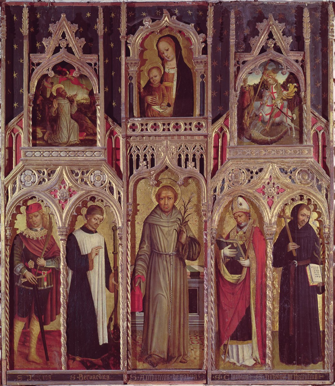 Retablo de San Antonio de Ludovico Brea