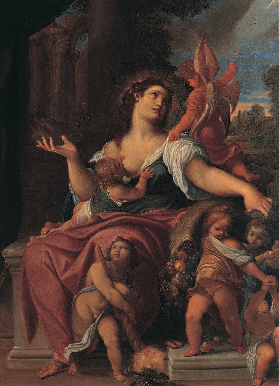 Alegoría de la Providencia de Ludovico Carracci