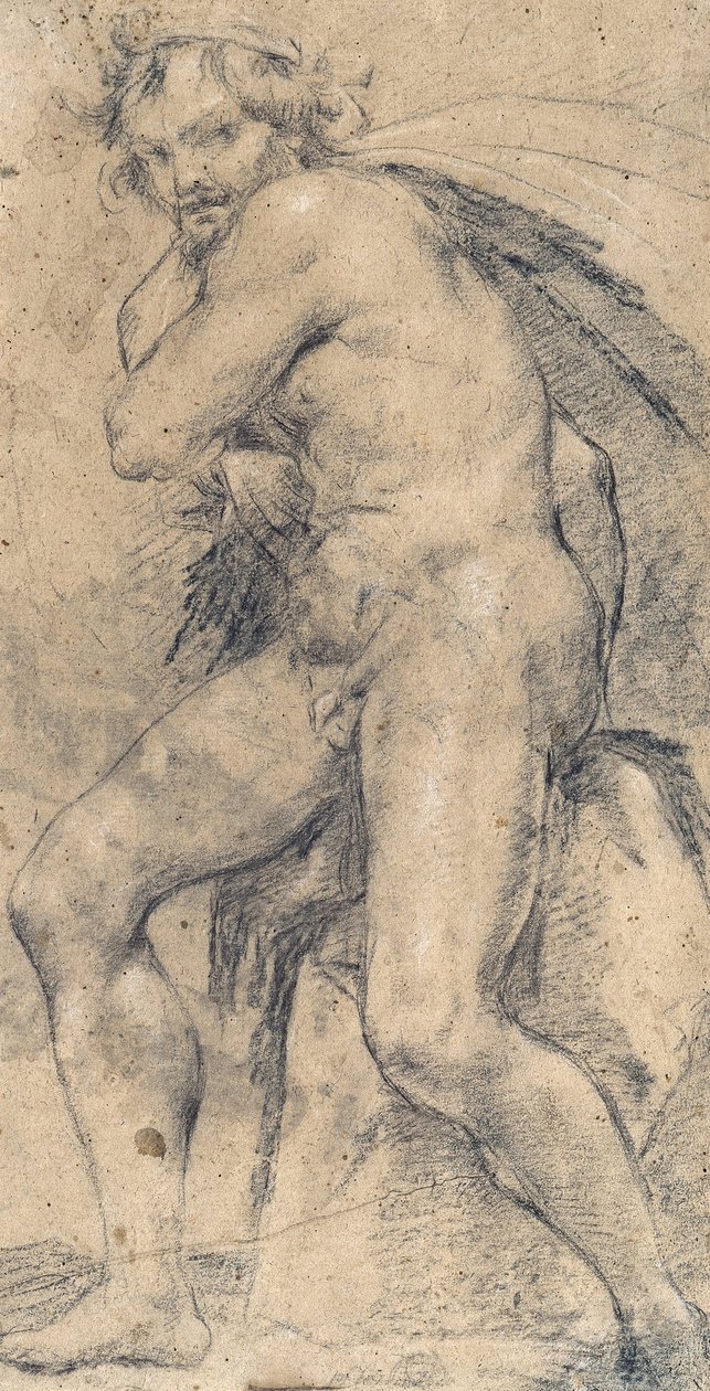 Desnudo masculino (Hércules) de Ludovico Carracci