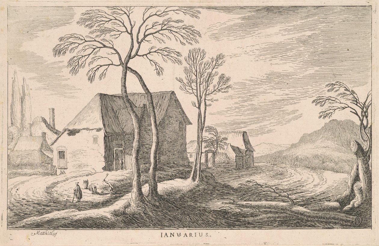 Januarius (Enero) de Ludovico Mattioli