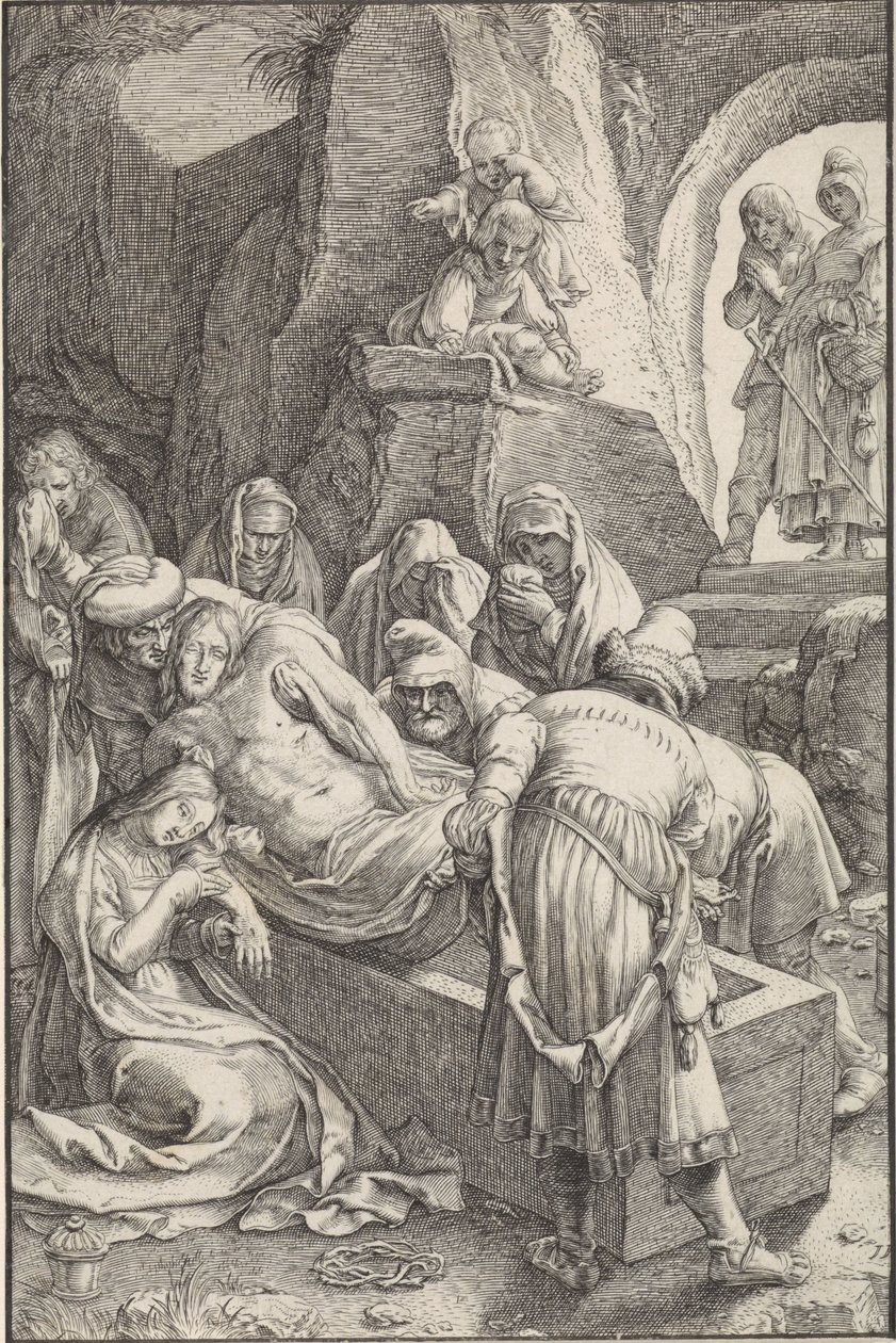 Entierro de Cristo La Pasión (título de la serie) de Ludovicus Siceram