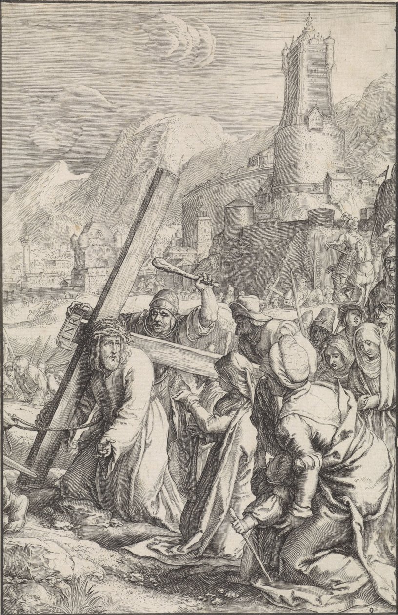 llevando la cruz La Pasión (título de la serie) de Ludovicus Siceram