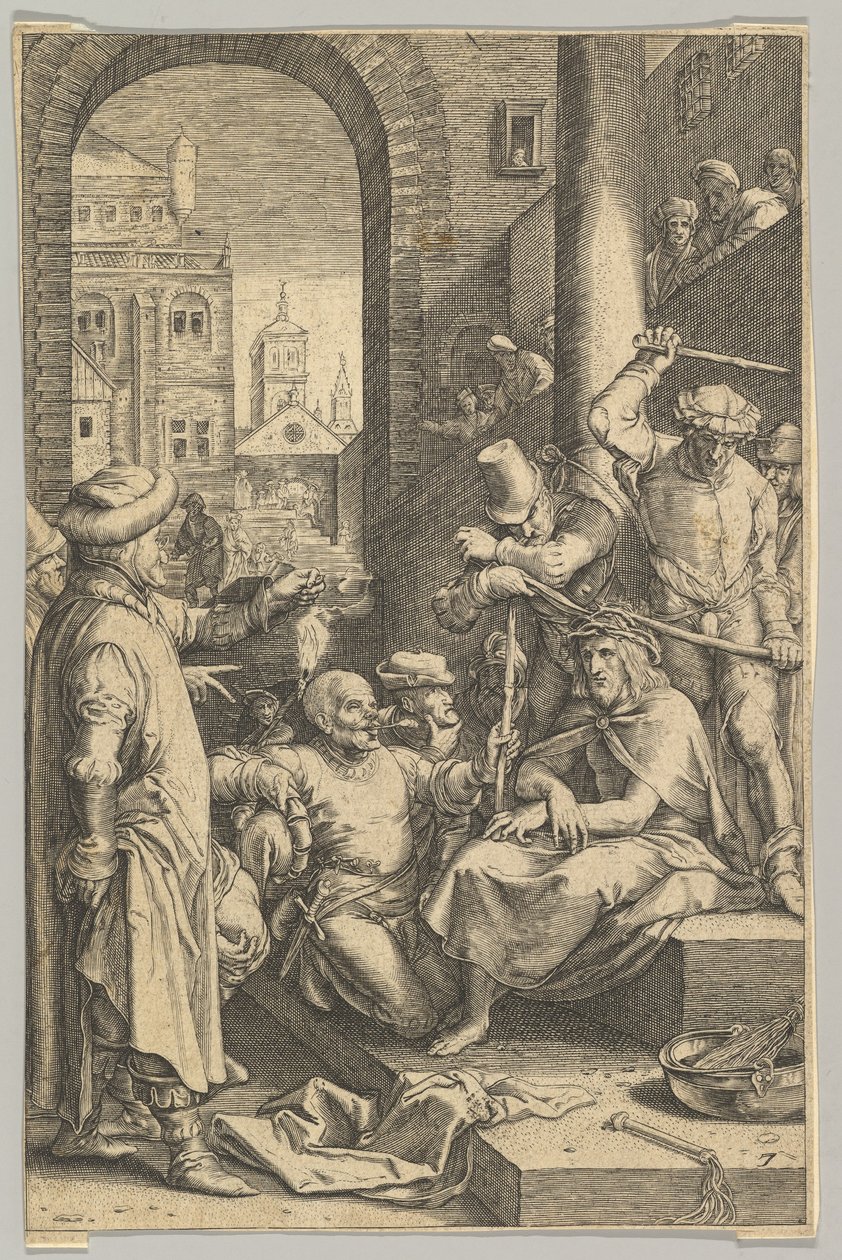 La Coronación de Espinas, de La Pasión de Cristo, ca. 1623 de Ludovicus Siceram
