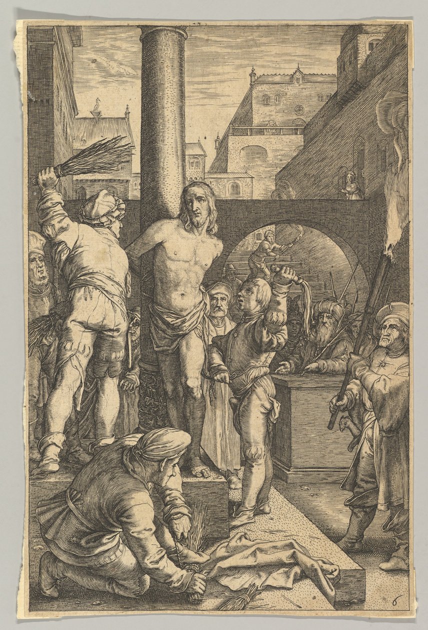 La flagelación, de La Pasión de Cristo de Ludovicus Siceram