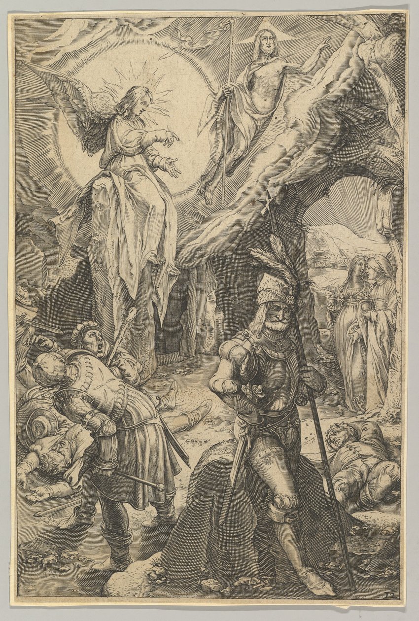 La Resurrección, de La Pasión de Cristo, ca. 1623 de Ludovicus Siceram
