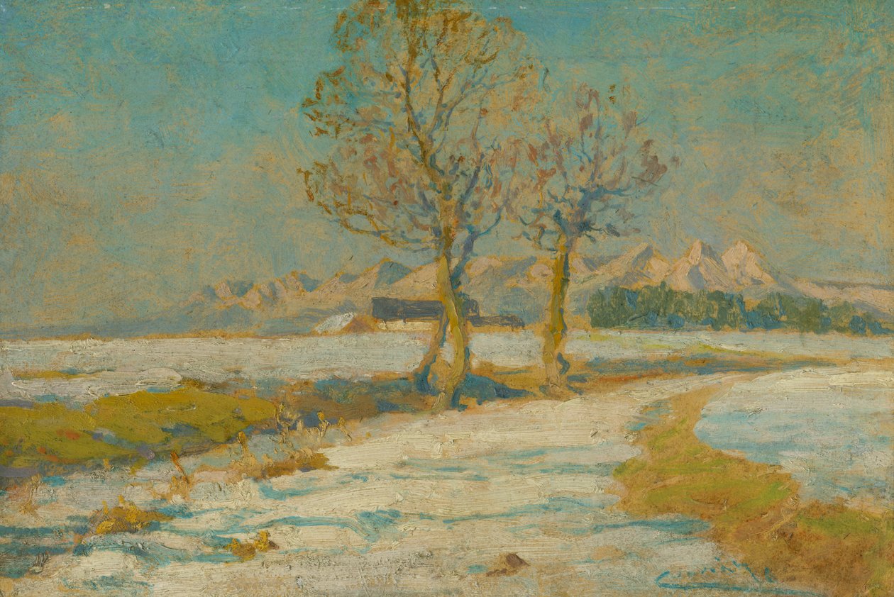 Paisaje invernal en los Tatras de Ludovit Cordak