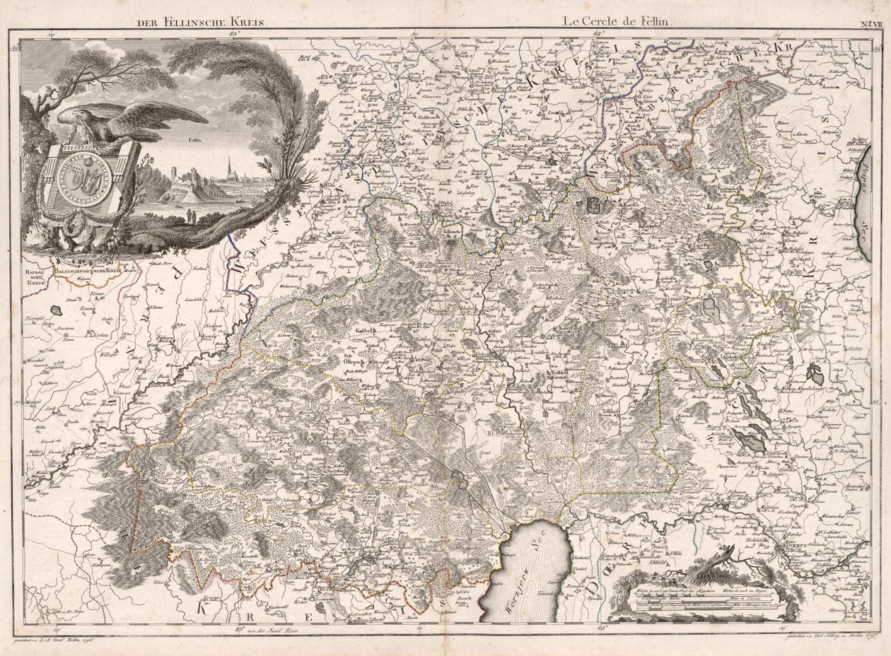  El Círculo de Felllin; Le Cercle de Felllin de Ludvig August; Hartknoch Mellin