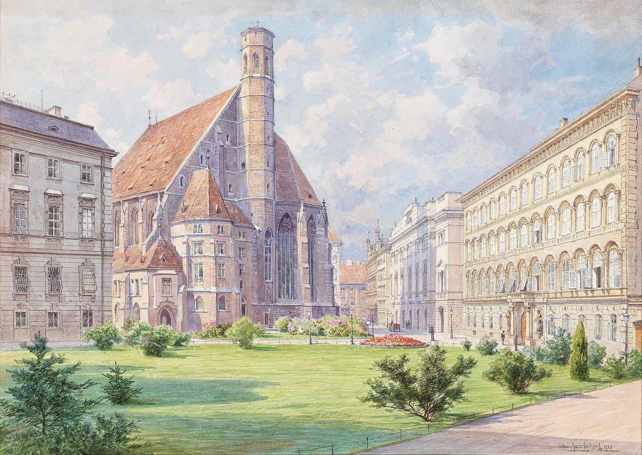 La iglesia de los Menores en Viena de Ludwig Hans Fischer