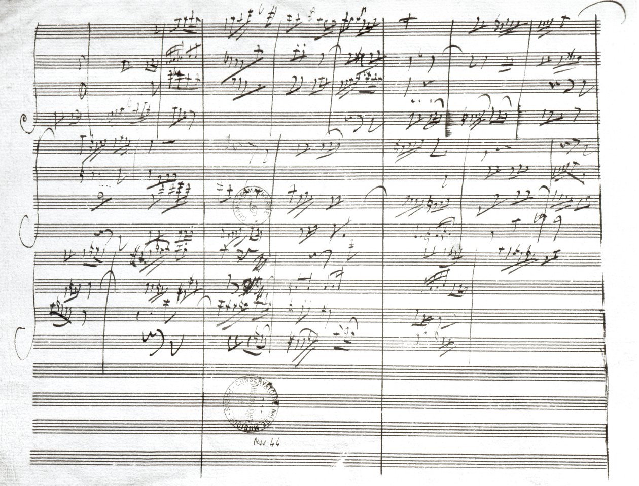 Partitura del 3er Movimiento de la 5ta Sinfonía de Ludwig van Beethoven