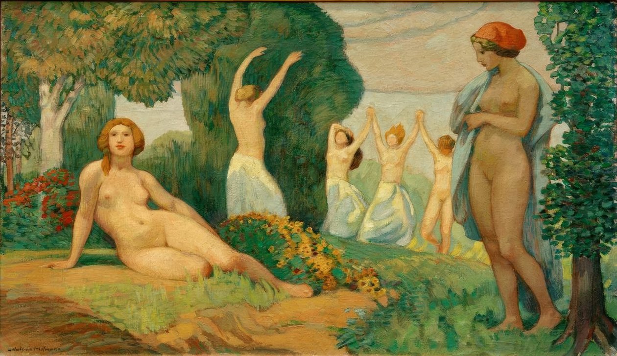 En verano de Ludwig von Hofmann