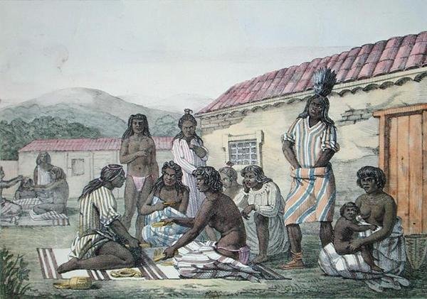 Un juego jugado por los nativos de California, de 