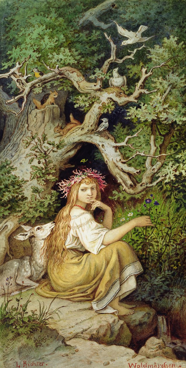 Ninfa del bosque 88: Waldmaerchen de Ludwig Adrian Richter