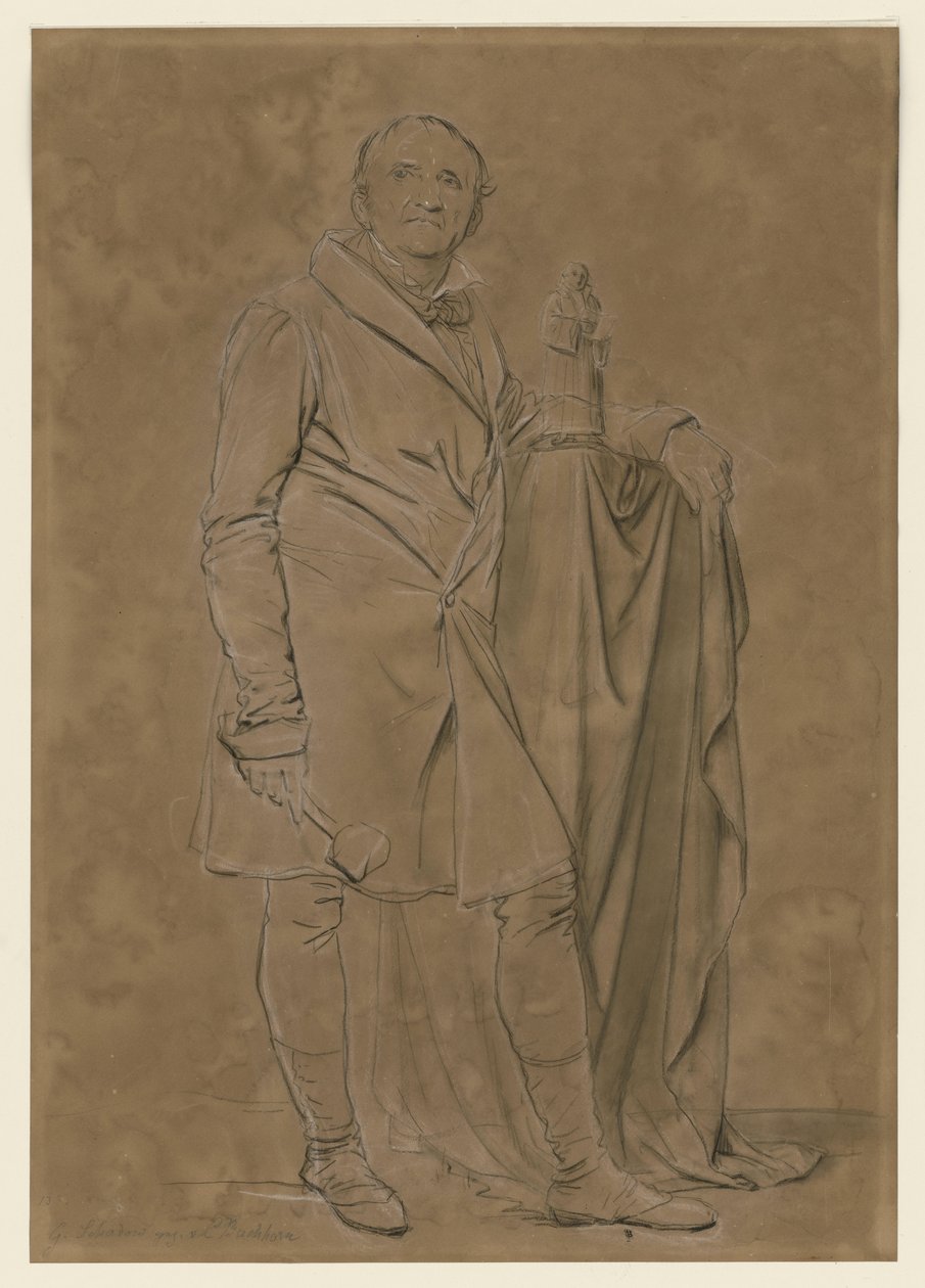 El escultor Gottfried Schadow de Ludwig Buchhorn