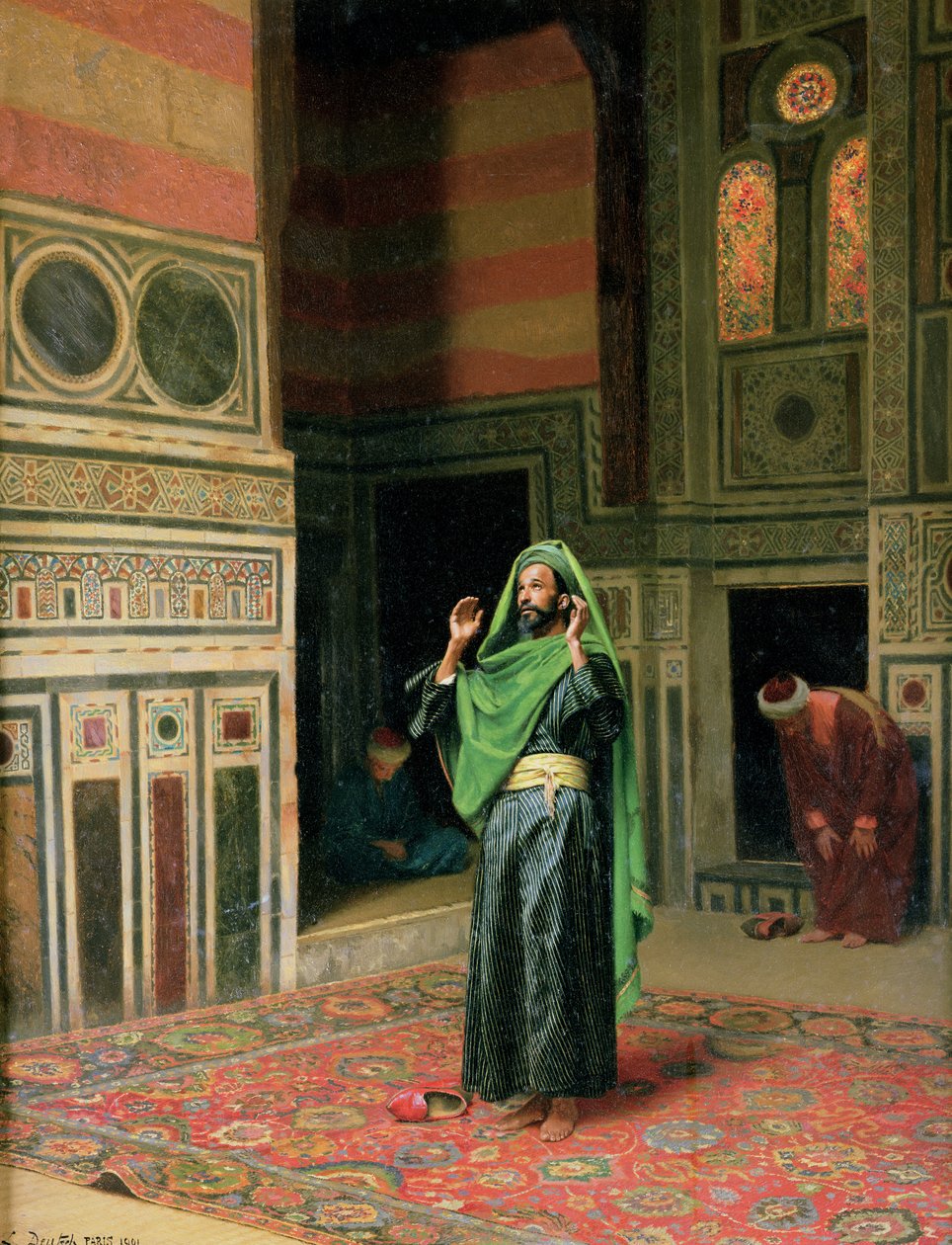 En la mezquita de Ludwig Deutsch
