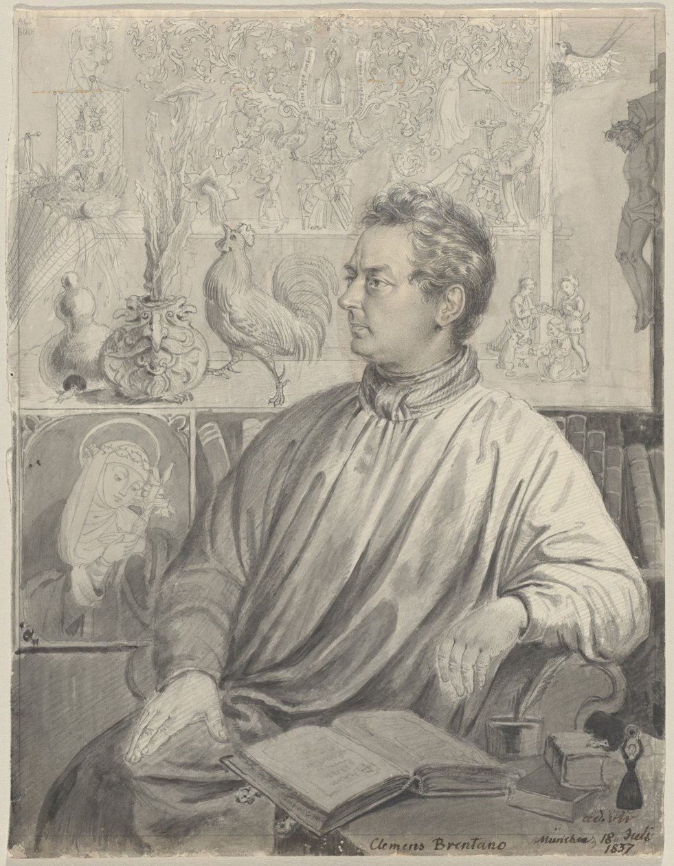 Clemens Brentano de Ludwig Emil Grimm