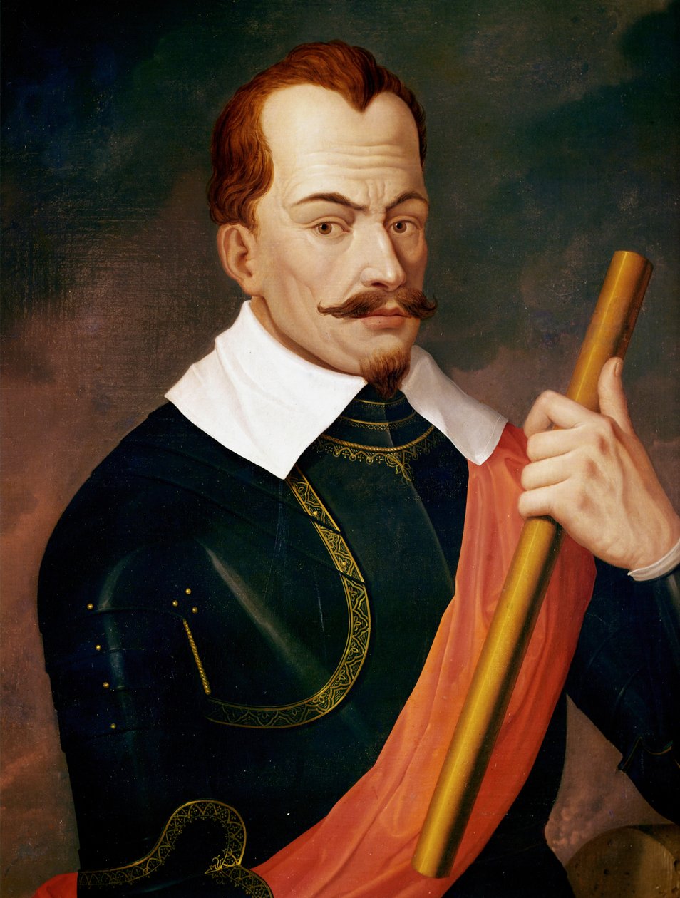 Albrecht Wallenstein, duque de Friedland, mariscal de campo imperial durante la Guerra de los Treinta Años, asesinado por sus propios oficiales 1634 en Eger ... (pintura sobre lienzo) de Ludwig Ferdinand Schnorr von Carolsfeld